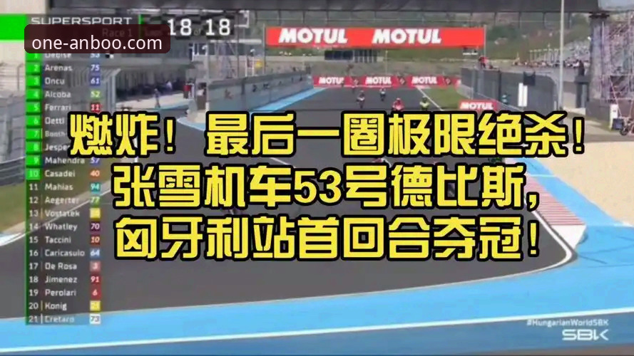 世界超级摩托车锦标赛匈牙利站：德比斯最后一圈绝杀夺冠全记录